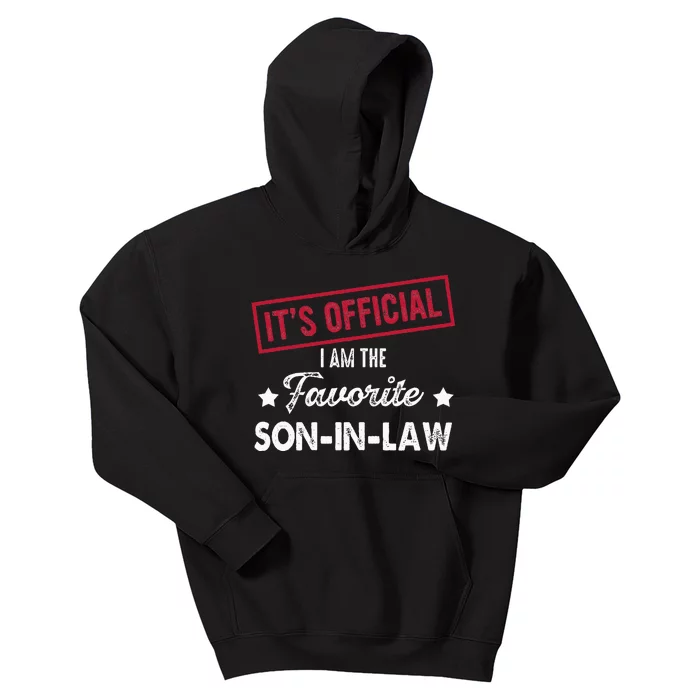 Its Im The Favorite Son In Law Kids Hoodie