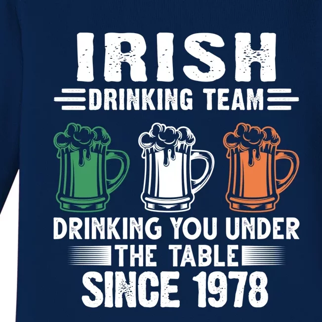 Irish Ing Team Since 1978 Irish Gift Baby Long Sleeve Bodysuit