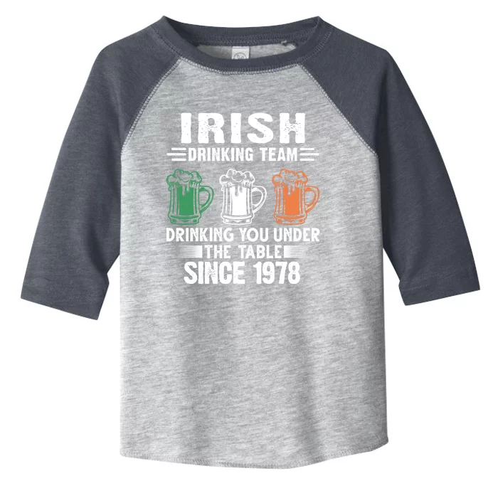 Irish Ing Team Since 1978 Irish Gift Toddler Fine Jersey T-Shirt