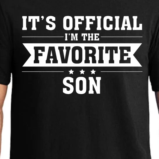 Its Im The Favorite Son Funny Family Matching Dad Mom Pajama Set