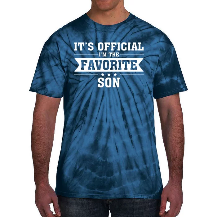 Its Im The Favorite Son Funny Family Matching Dad Mom Tie-Dye T-Shirt