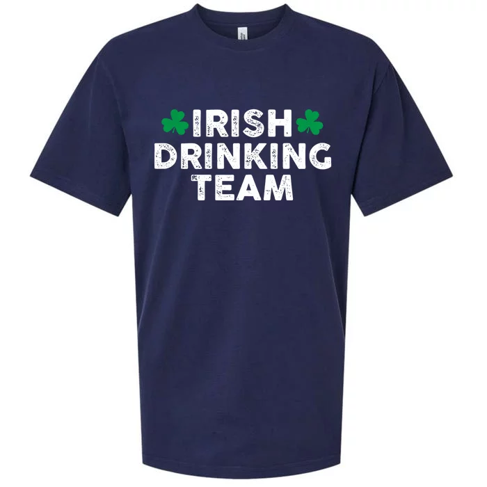 Irish Ing Team St Patrick's Day Squad Sarcastic Pats Gift Sueded Cloud Jersey T-Shirt