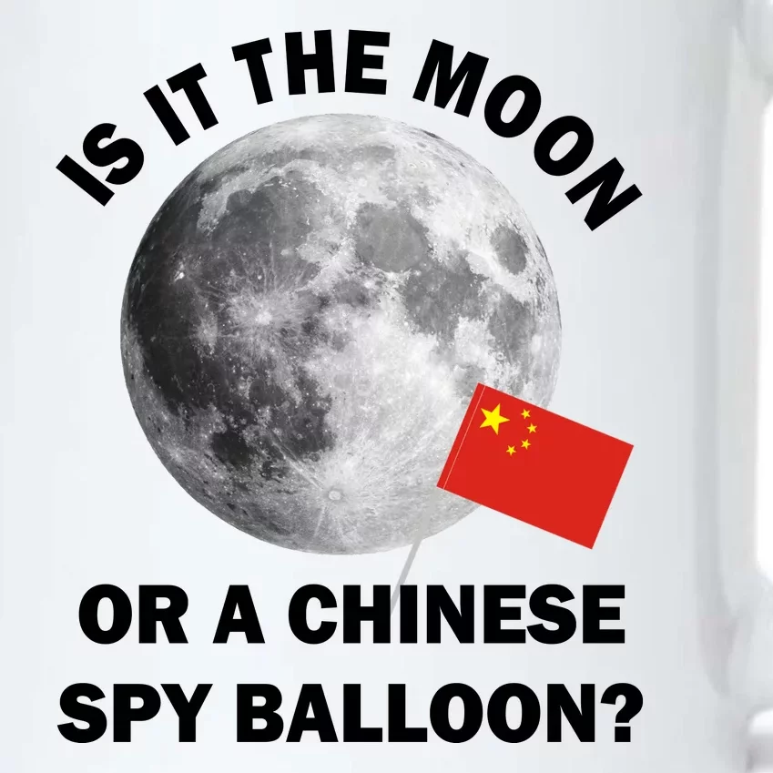 Is It The Moon Or A Chinese Spy Balloon Black Color Changing Mug