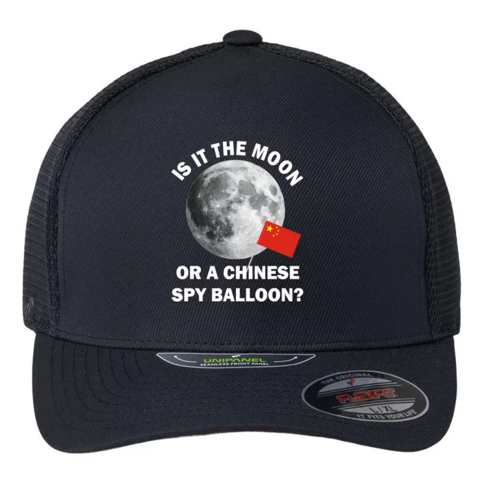 Is It The Moon Or A Chinese Spy Balloon Flexfit Unipanel Trucker Cap