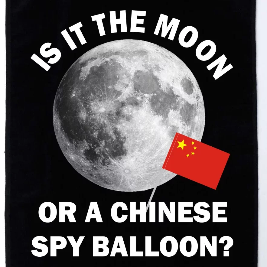 Is It The Moon Or A Chinese Spy Balloon Platinum Collection Golf Towel