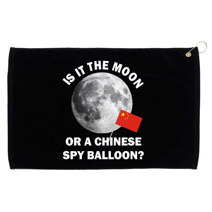 Is It The Moon Or A Chinese Spy Balloon Grommeted Golf Towel