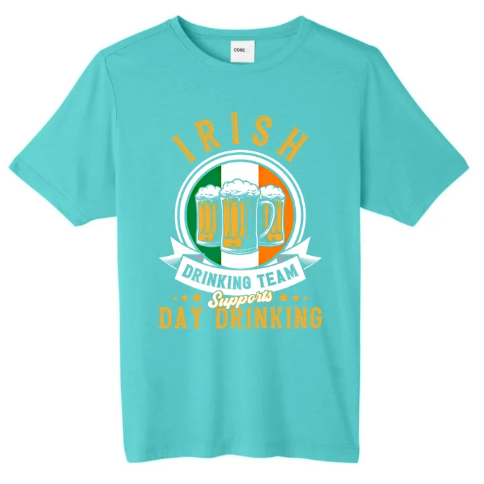 Irish Ing Team Supports Day Ing Ireland Gift ChromaSoft Performance T-Shirt