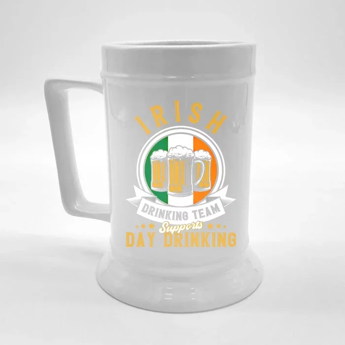 Irish Ing Team Supports Day Ing Ireland Gift Front & Back Beer Stein