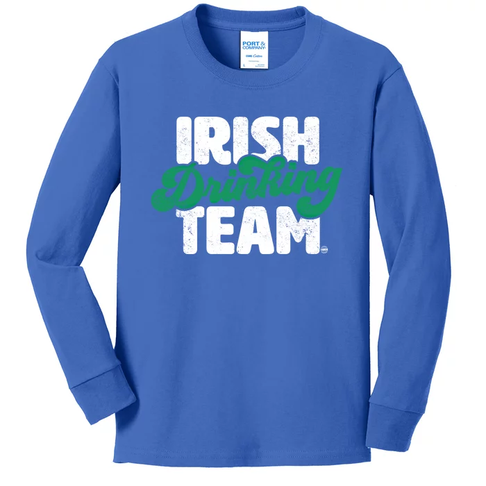 Irish Ing Team Funny Gift Kids Long Sleeve Shirt