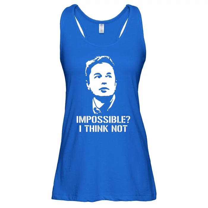 Impossible I Think Not Elon Musk Ladies Essential Flowy Tank