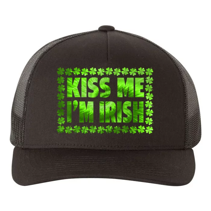 I'm Irish Tie Dye Shamrock St. Patrick's Day Yupoong Adult 5-Panel Trucker Hat