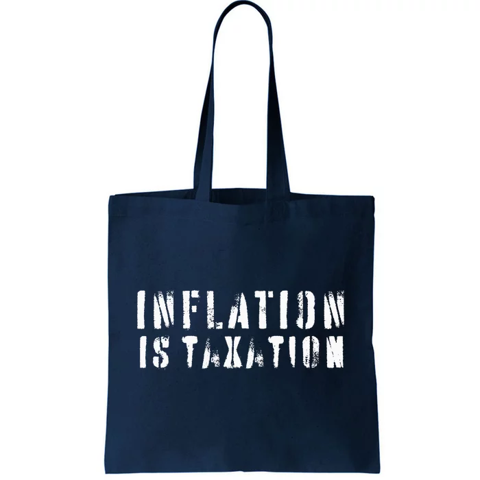 Inflation Is Taxation Tote Bag