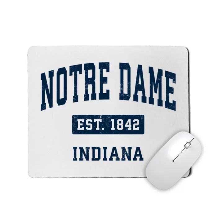 Indiana In Vintage Athletic Sports Mousepad