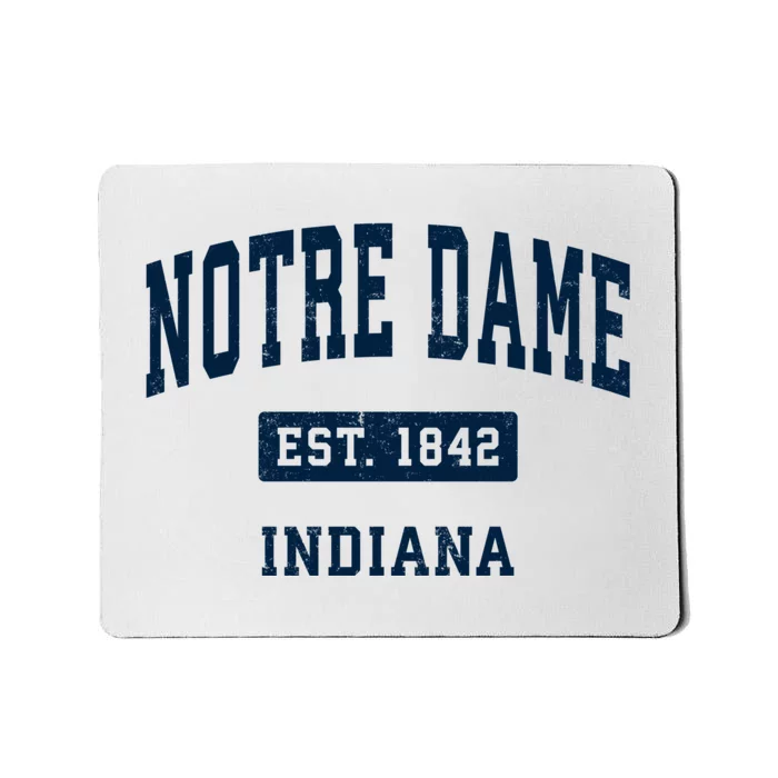 Indiana In Vintage Athletic Sports Mousepad