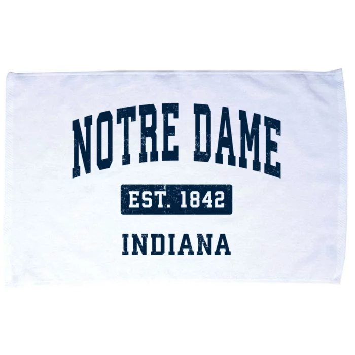 Indiana In Vintage Athletic Sports Microfiber Hand Towel