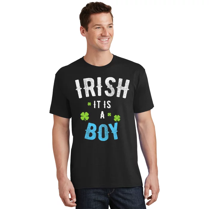 IRISH I Wish It Is A St. Patrick's Day Gender Reveal Gift T-Shirt