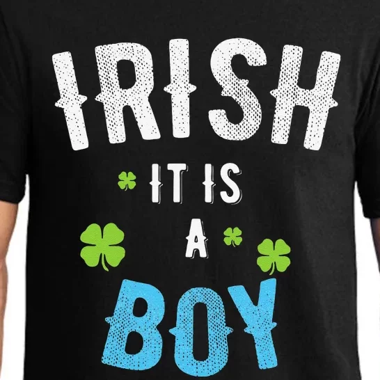 IRISH I Wish It Is A St. Patrick's Day Gender Reveal Gift Pajama Set