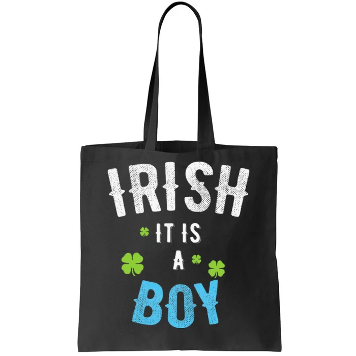 IRISH I Wish It Is A St. Patrick's Day Gender Reveal Gift Tote Bag