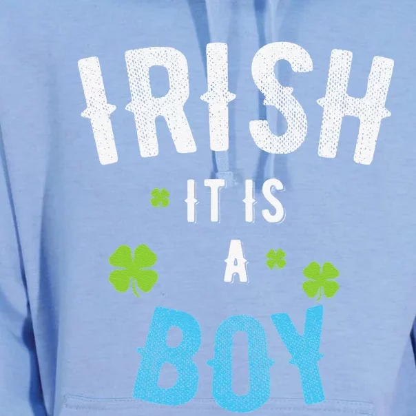 IRISH I Wish It Is A St. Patrick's Day Gender Reveal Gift Unisex Surf Hoodie