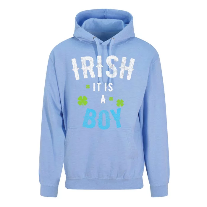 IRISH I Wish It Is A St. Patrick's Day Gender Reveal Gift Unisex Surf Hoodie