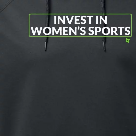 Invest In Women Sports Performance Fleece Hoodie