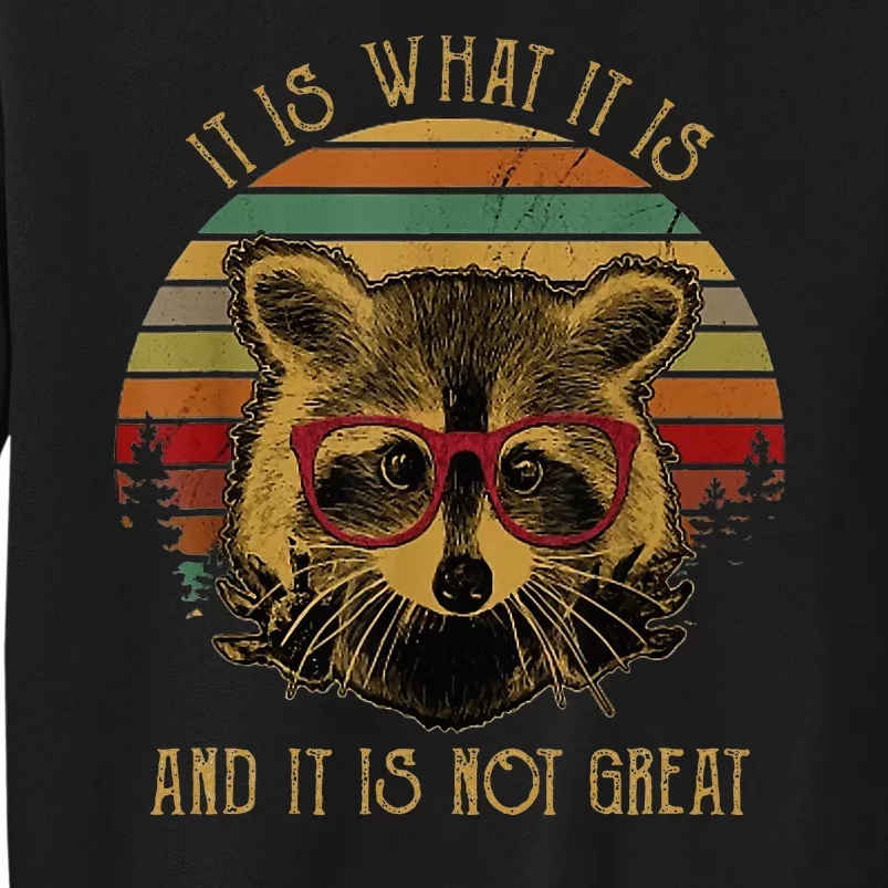 It Is What It Is And It Is Not Great Tall Sweatshirt