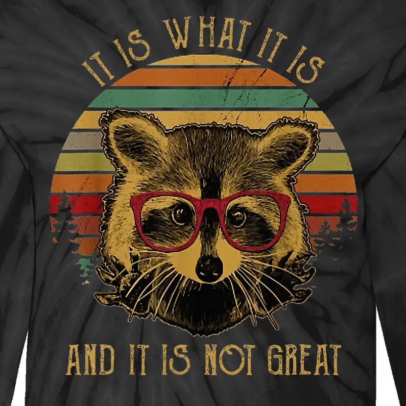 It Is What It Is And It Is Not Great Tie-Dye Long Sleeve Shirt