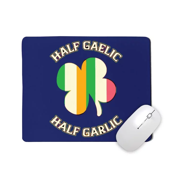 Irish Italian Women Men St Patricks Day Gaelic Mousepad