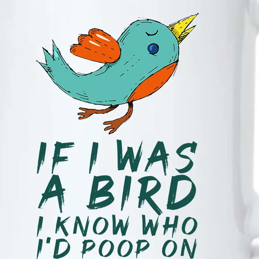 If I Was A Bird I Know Who ID Poop On Black Color Changing Mug