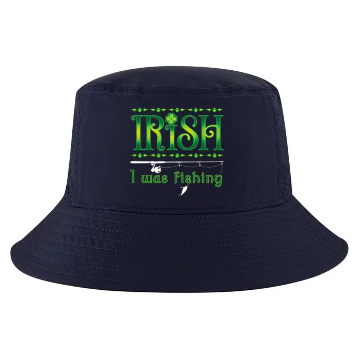 Irish I Was Fishing Shamrock Cool Gift Cool Comfort Performance Bucket Hat