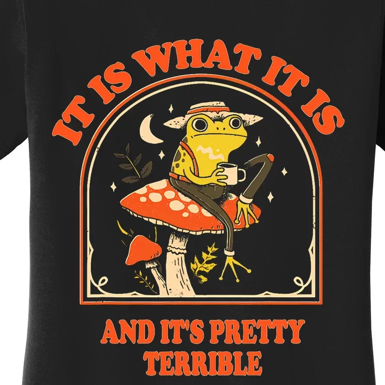 It Is What It Is And ItS Pretty Terrible Funny Design Women's T-Shirt