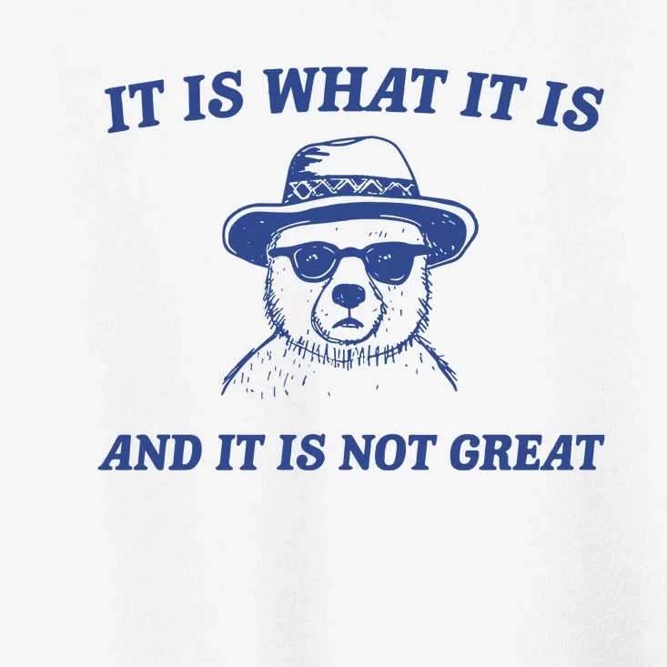 It Is What It Is And It Is Not Great Toddler T-Shirt