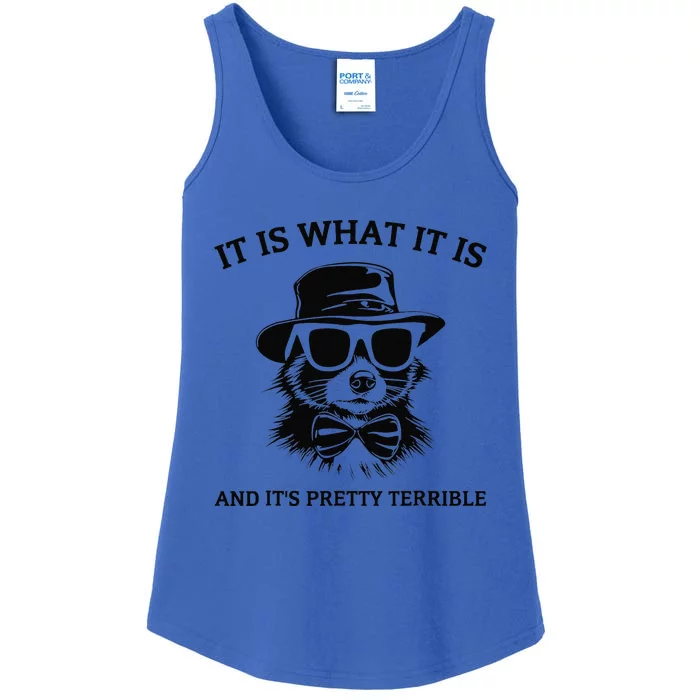 It Is What It Is And ItS Pretty Terrible Ladies Essential Tank