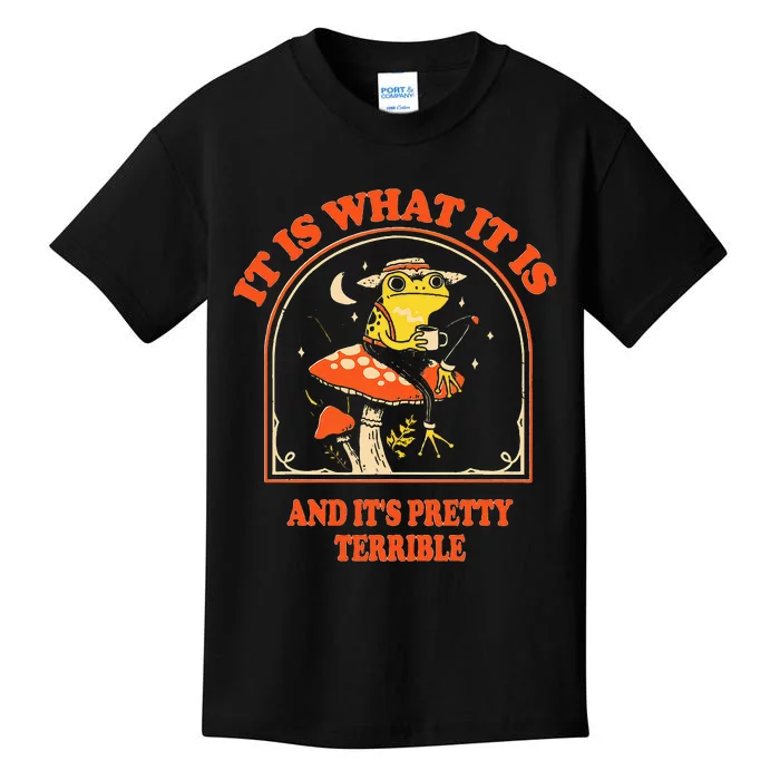 It Is What It Is And ItS Pretty Terrible Kids T-Shirt