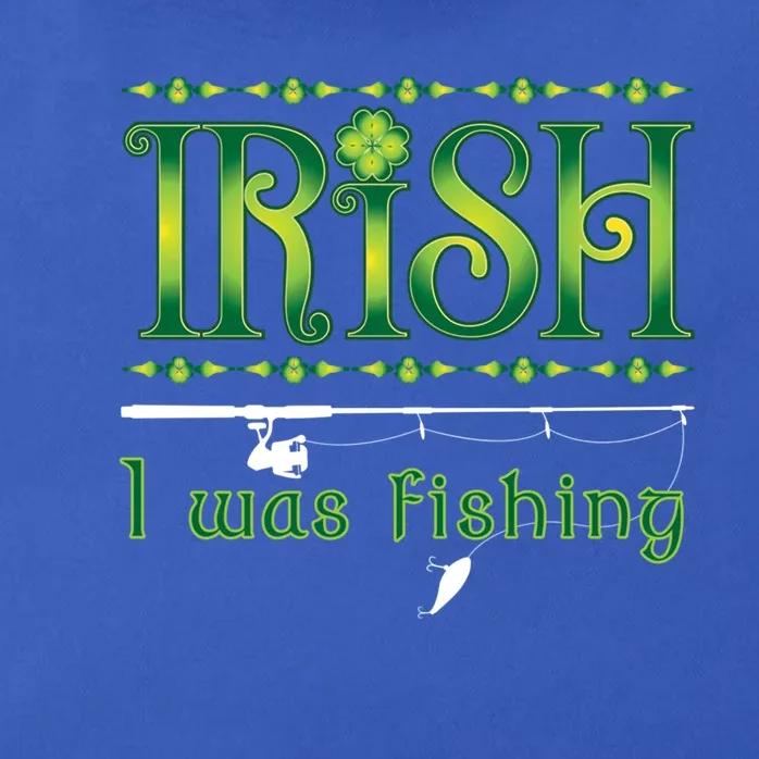 Irish I Was Fishing Shamrock Gift Zip Tote Bag