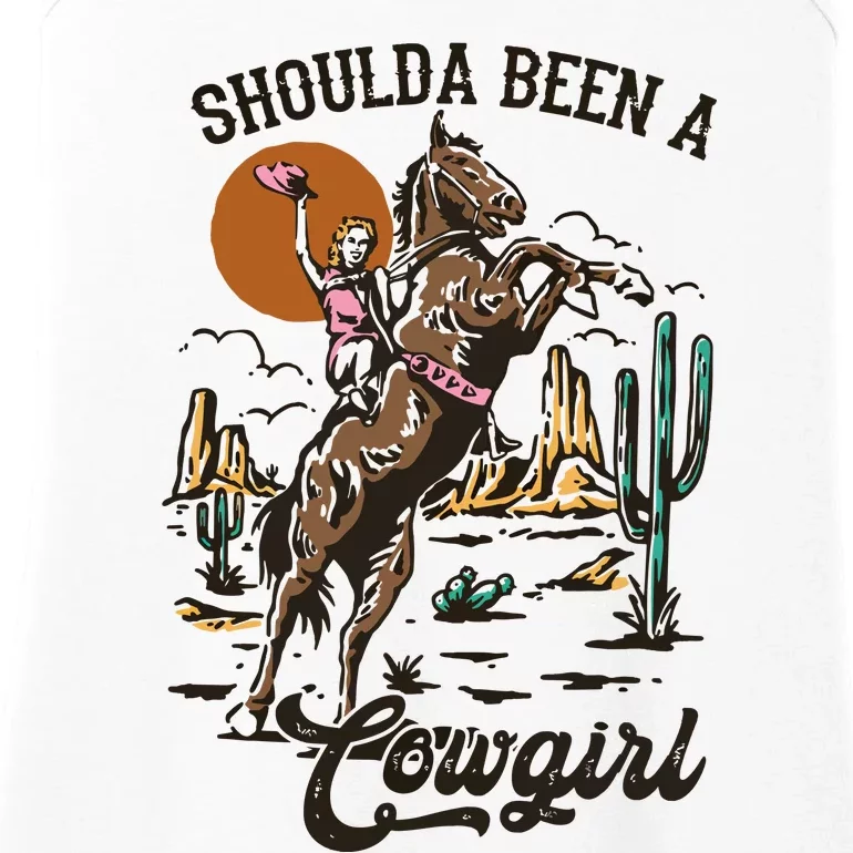 If I Was A Cowgirl ID Be Wild And Free Ladies Essential Tank