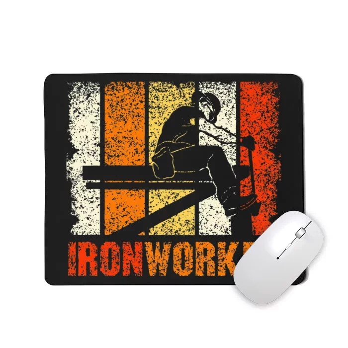 Ironworker Iron Worker Ironwork Ironworkers Ironworker Mousepad