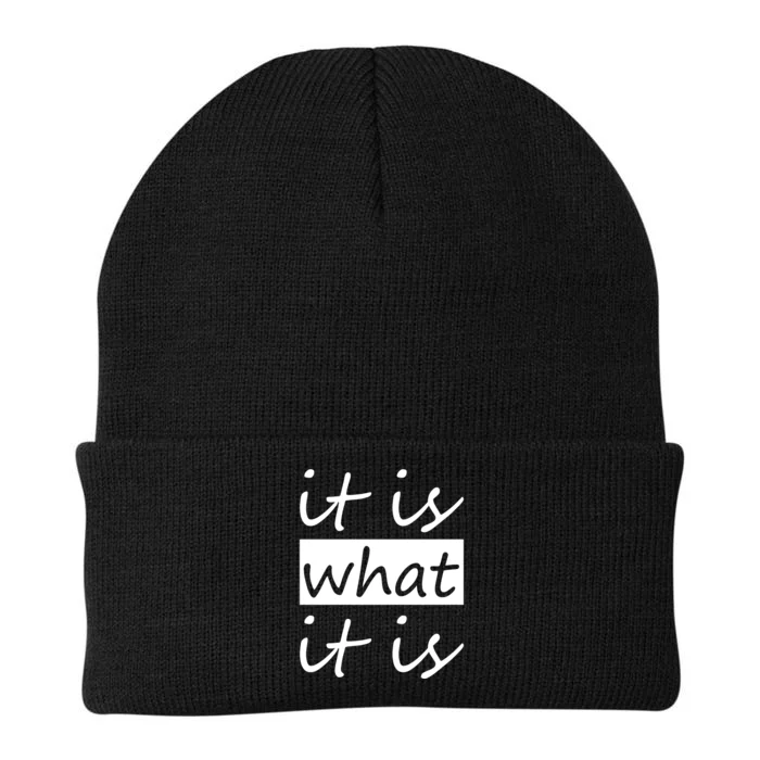 It Is What It Is Knit Cap Winter Beanie