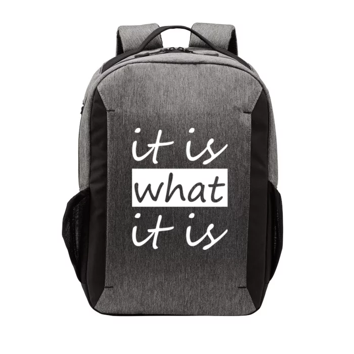 It Is What It Is Vector Backpack