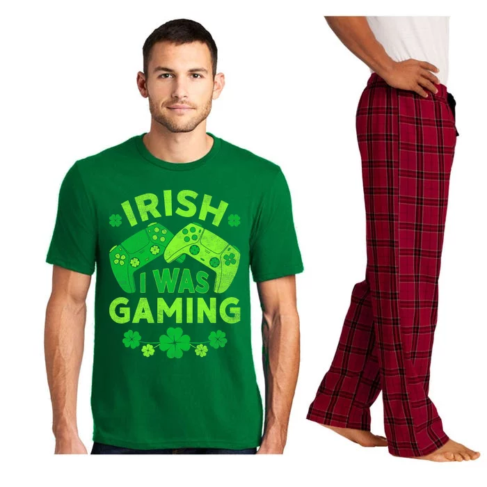 Irish I Was Gaming Funny St Patricks Day Gamer Pajama Set