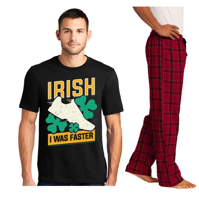 Irish I Was Faster Design For A Marathon Runner Pajama Set