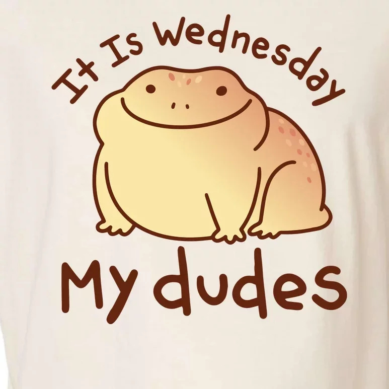 It Is Wednesday My Dudes Frog Funny Garment-Dyed Women's Muscle Tee