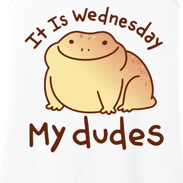 It Is Wednesday My Dudes Frog Funny Ladies Essential Tank