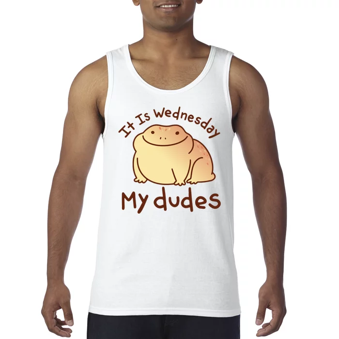 It Is Wednesday My Dudes Frog Funny Tank Top