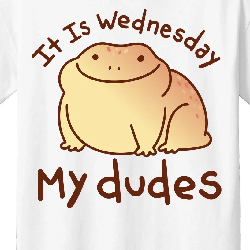 It Is Wednesday My Dudes Frog Funny Kids T-Shirt