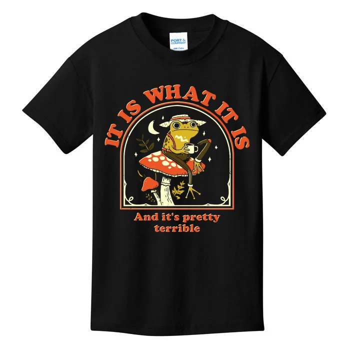 It Is What It Is And Its Pretty Terrible Kids T-Shirt