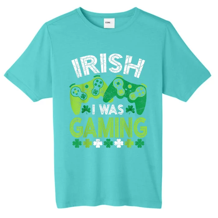 Irish I Was Gaming St Patricks Day Gamer ChromaSoft Performance T-Shirt