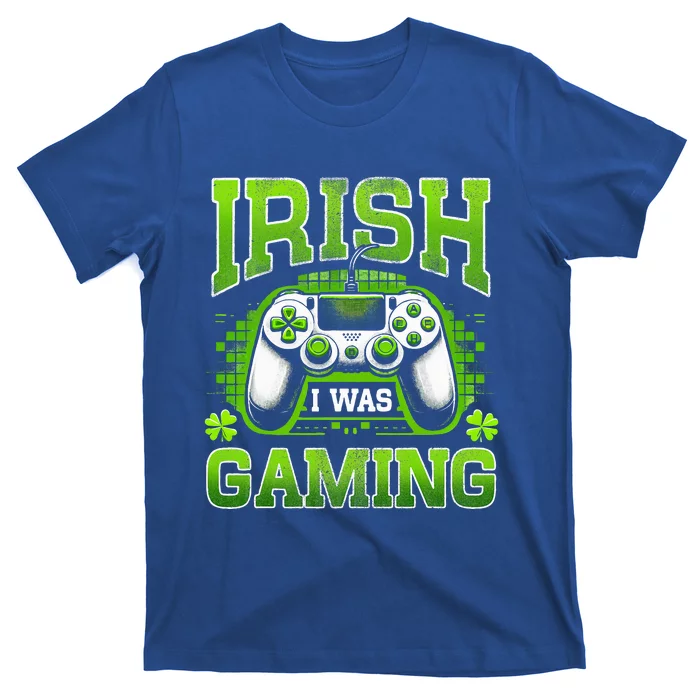 Irish I Was Gaming Funny St Patricks Day Gamer T-Shirt