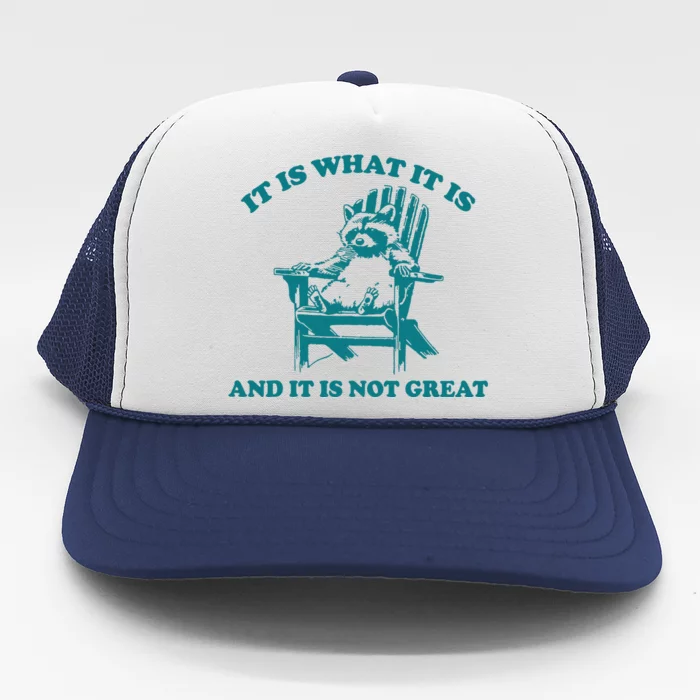 It Is What It Is And It Is Not Great Trucker Hat