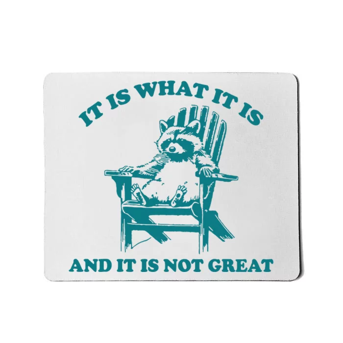 It Is What It Is And It Is Not Great Mousepad